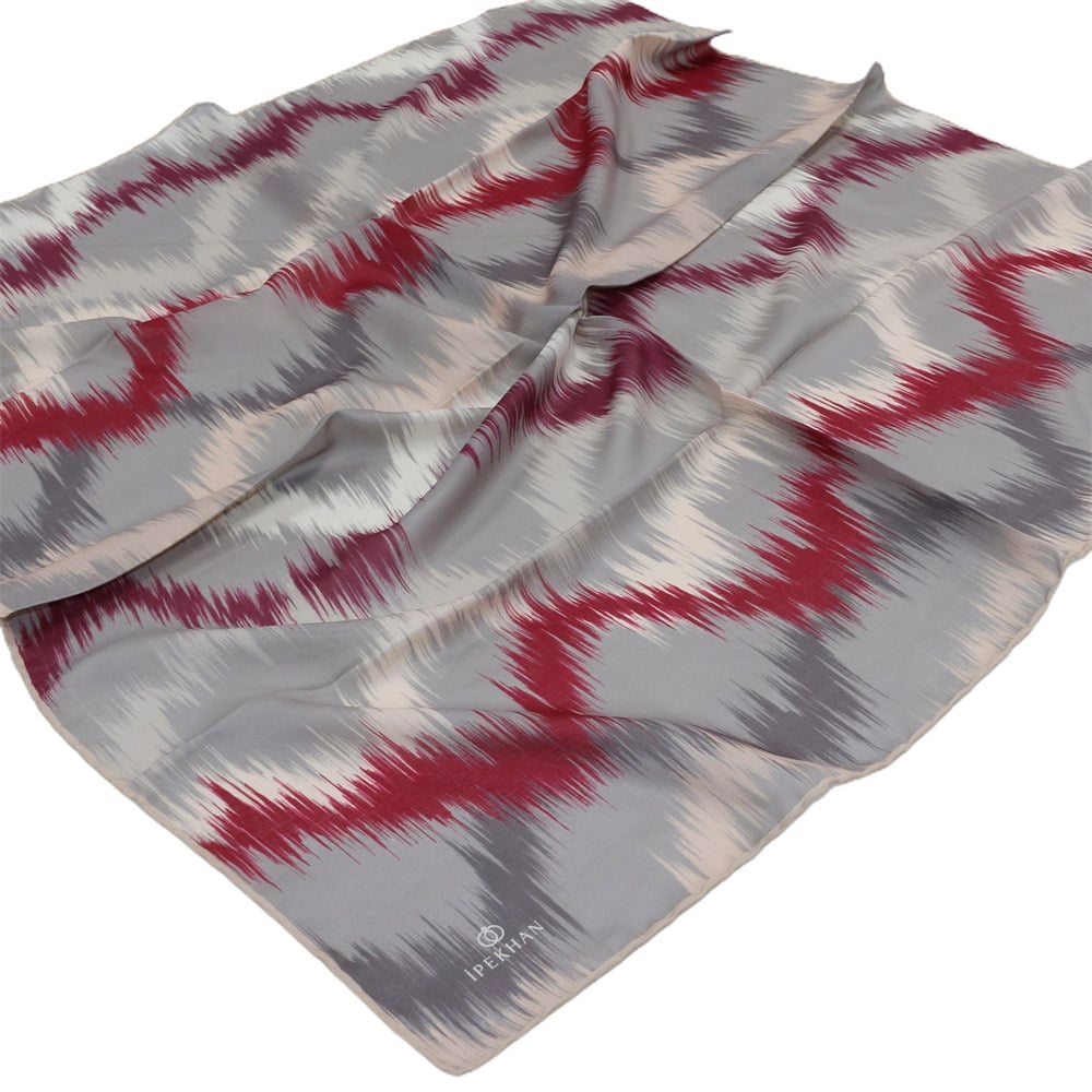 İpekhan Pamuk Eşarp - Çizgili Desen - IHE010-07