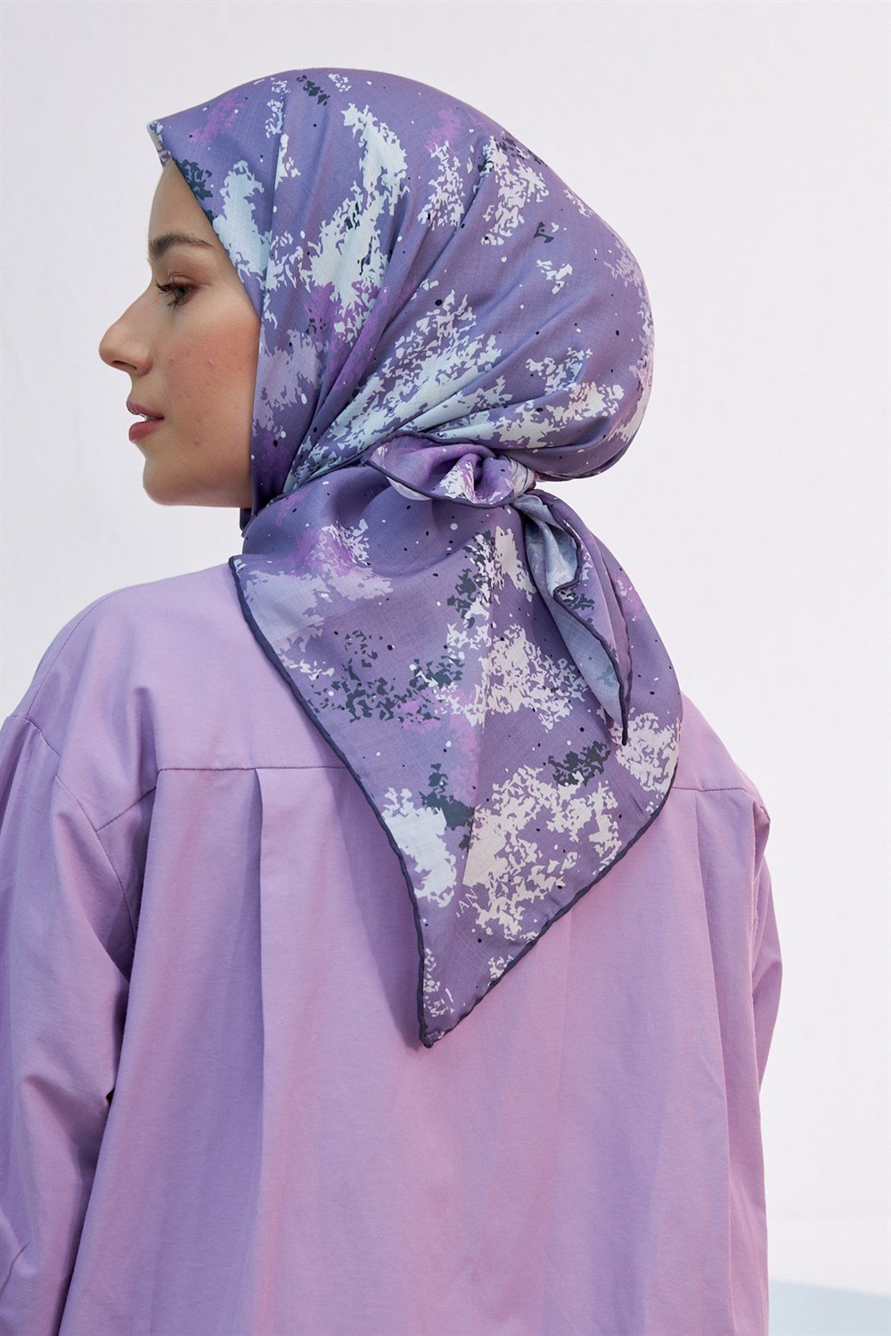 İpekhan Pamuk Eşarp - Çok Renkli - IHE011-02