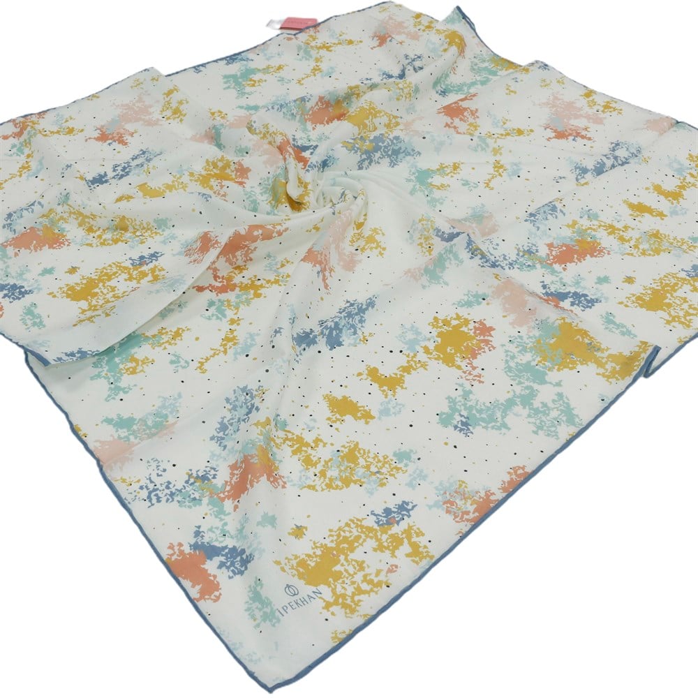 İpekhan Pamuk Eşarp - Çok Renkli - IHE011-07