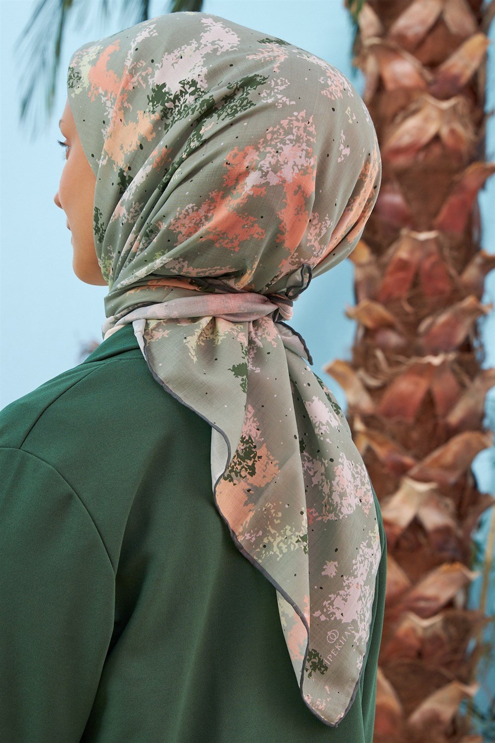 İpekhan Pamuk Eşarp - Çok Renkli - IHE011-12