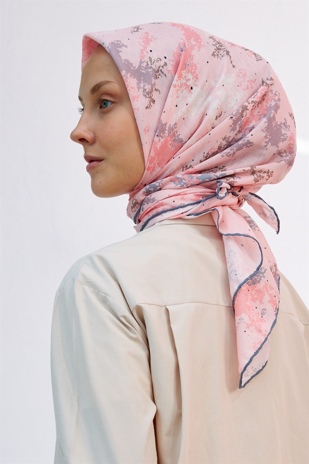 İpekhan Pamuk Eşarp - Çok Renkli - IHE011-05