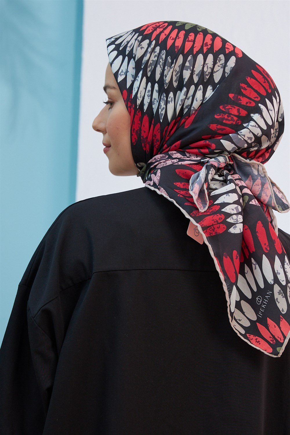 İpekhan Pamuk Eşarp - Demet Desen - IHE1068-15