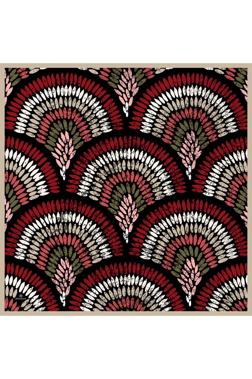 İpekhan Pamuk Eşarp - Demet Desen - IHE1068-15