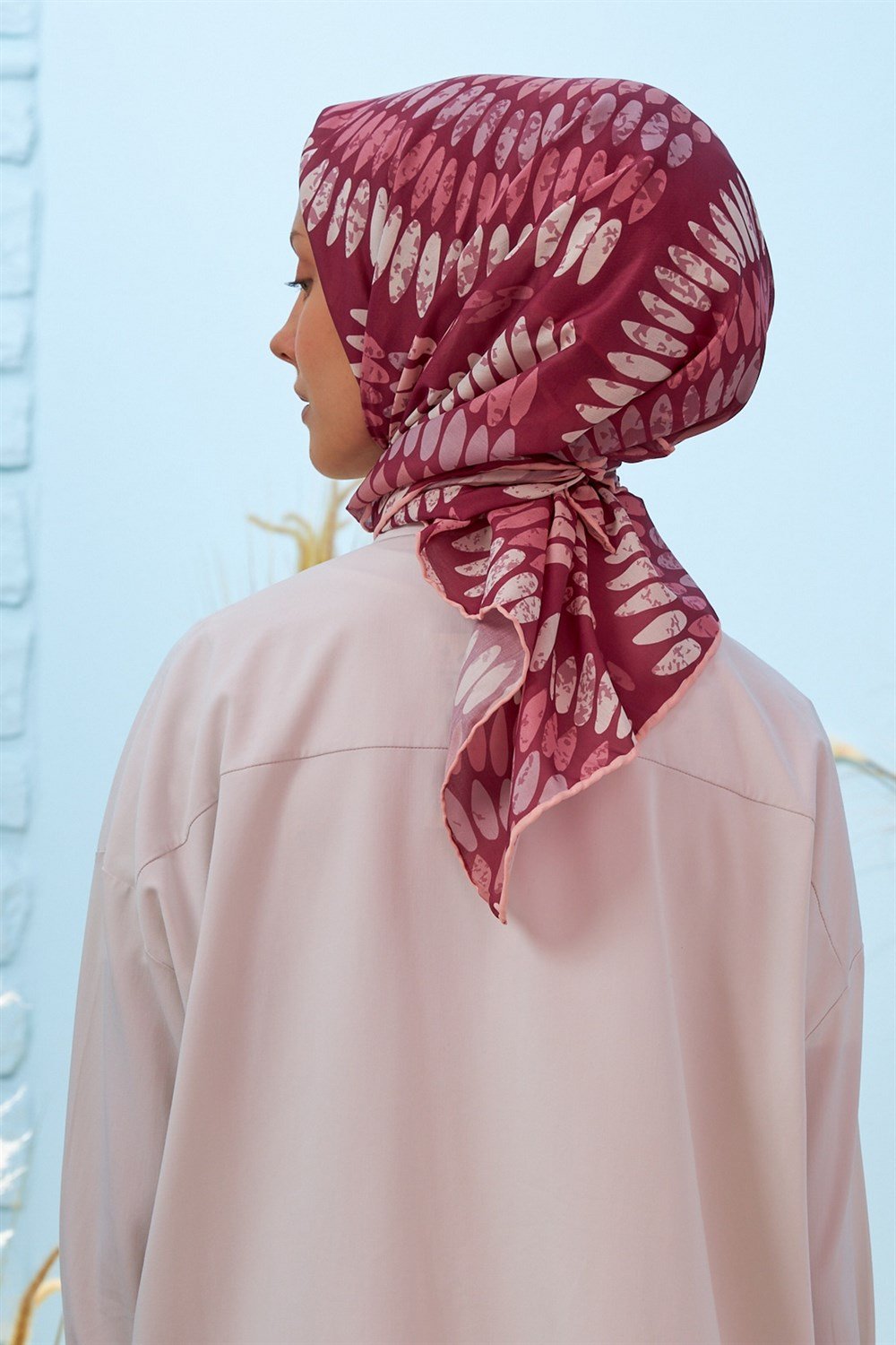 İpekhan Pamuk Eşarp - Demet Desen - IHE1068-02