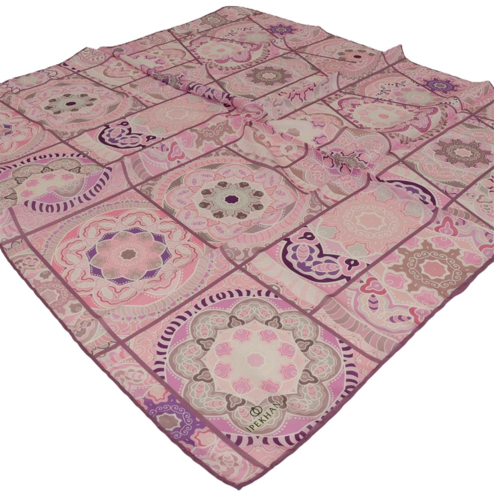 İpekhan Pamuk Eşarp - Etnik Desen - IHE015-09