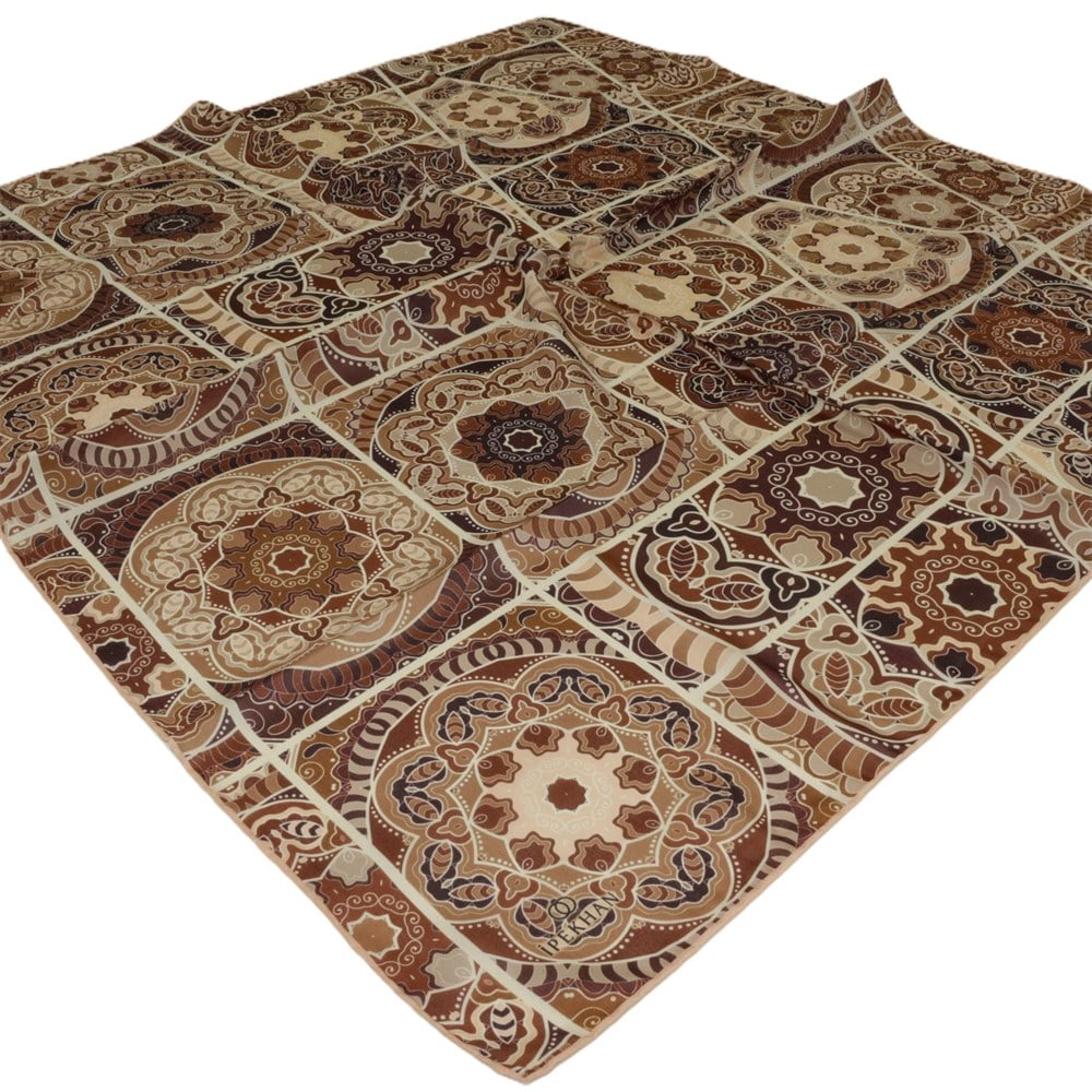 İpekhan Pamuk Eşarp - Etnik Desen - IHE015-14