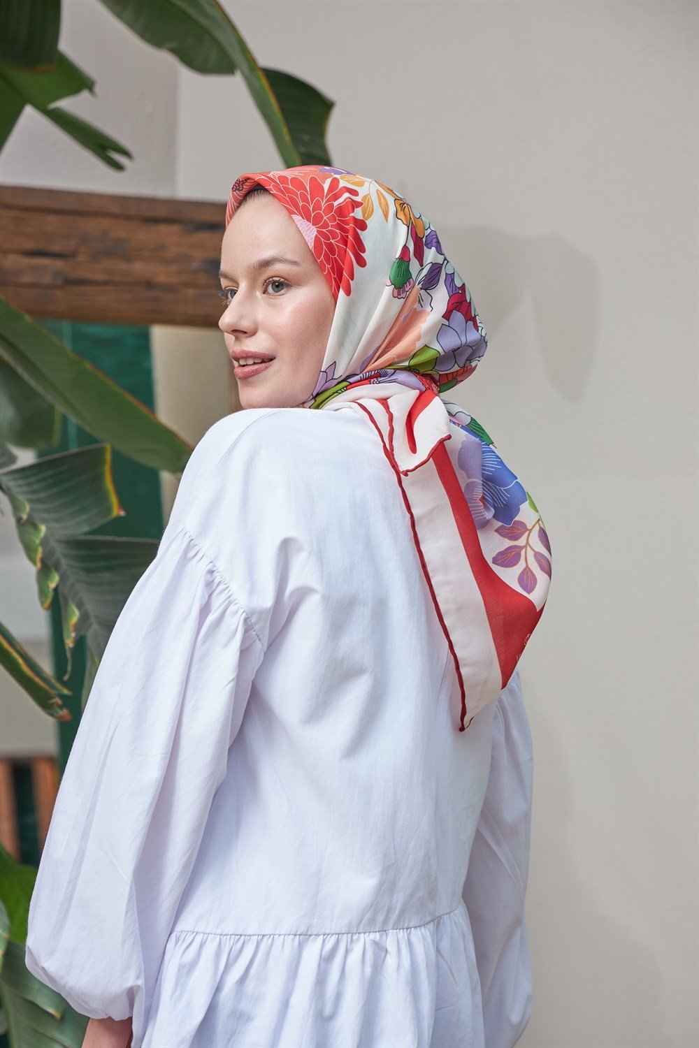 İpekhan Pamuk Eşarp - Hazal Desen - IHE1093-03