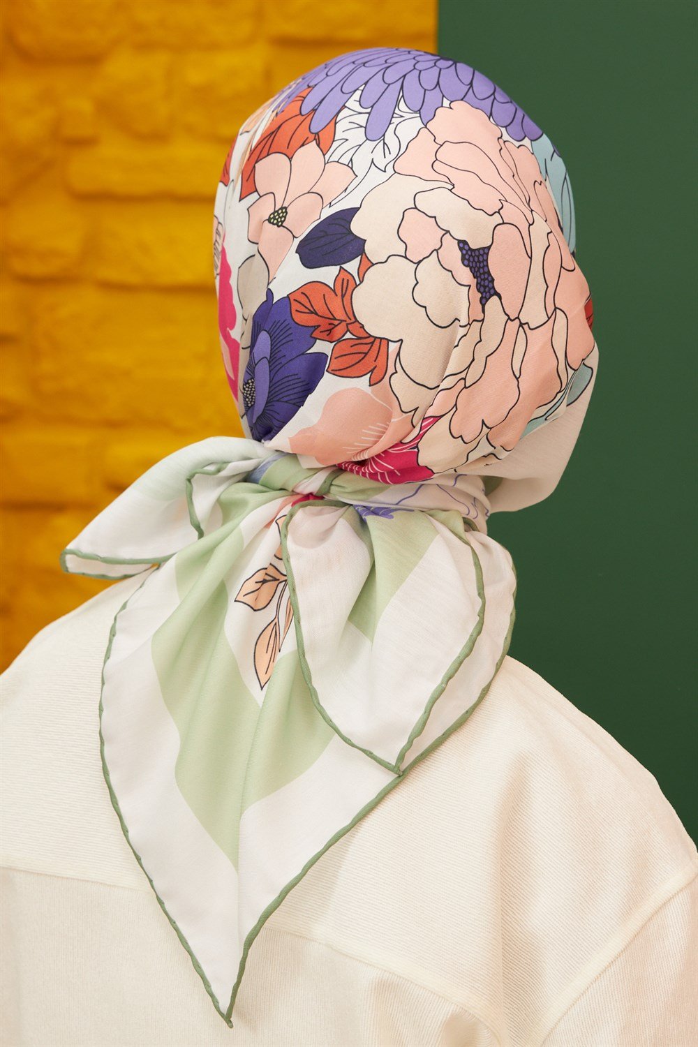 İpekhan Pamuk Eşarp - Hazal Desen - IHE1093-15