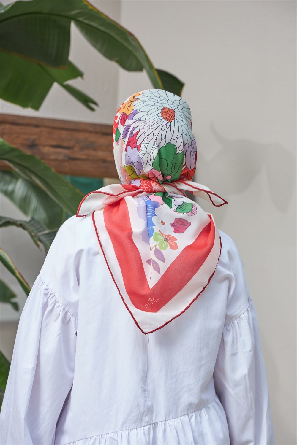 İpekhan Pamuk Eşarp - Hazal Desen - IHE1093-03