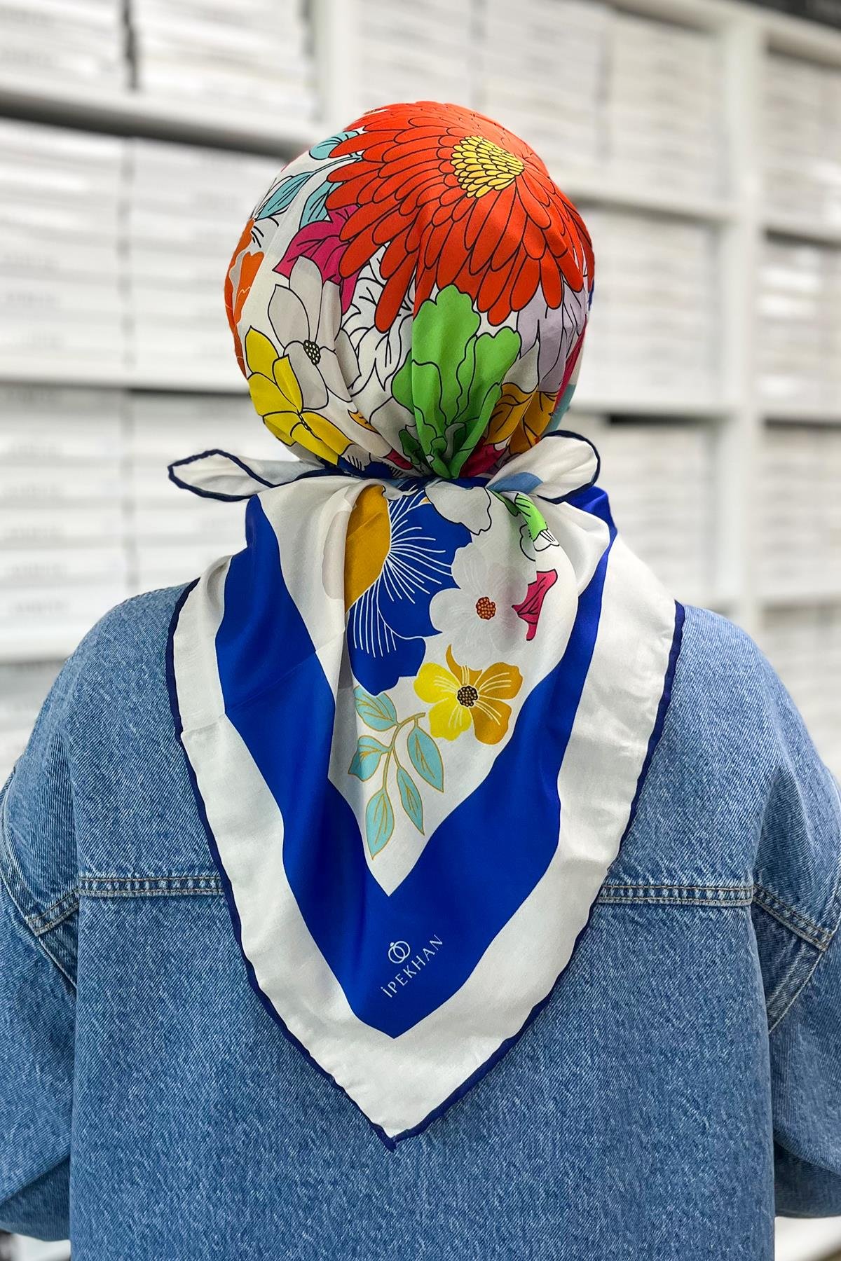 İpekhan Pamuk Eşarp - Hazal Desen - IHE1093-16