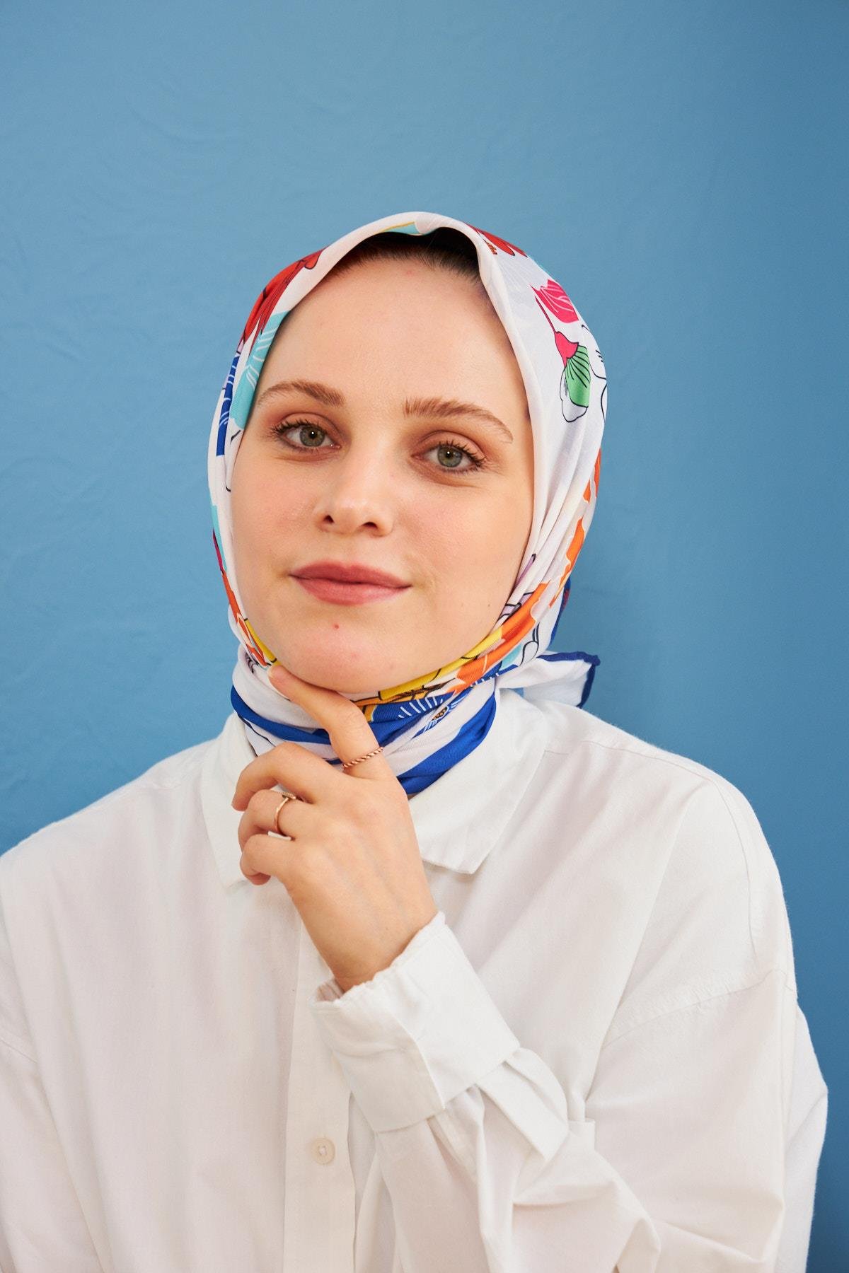 İpekhan Pamuk Eşarp - Hazal Desen - IHE1093-16