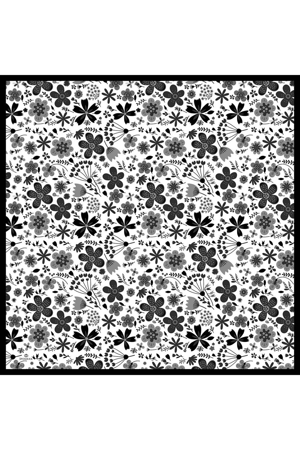 İpekhan Pamuk Eşarp - Itır Desen - IHE1074-10