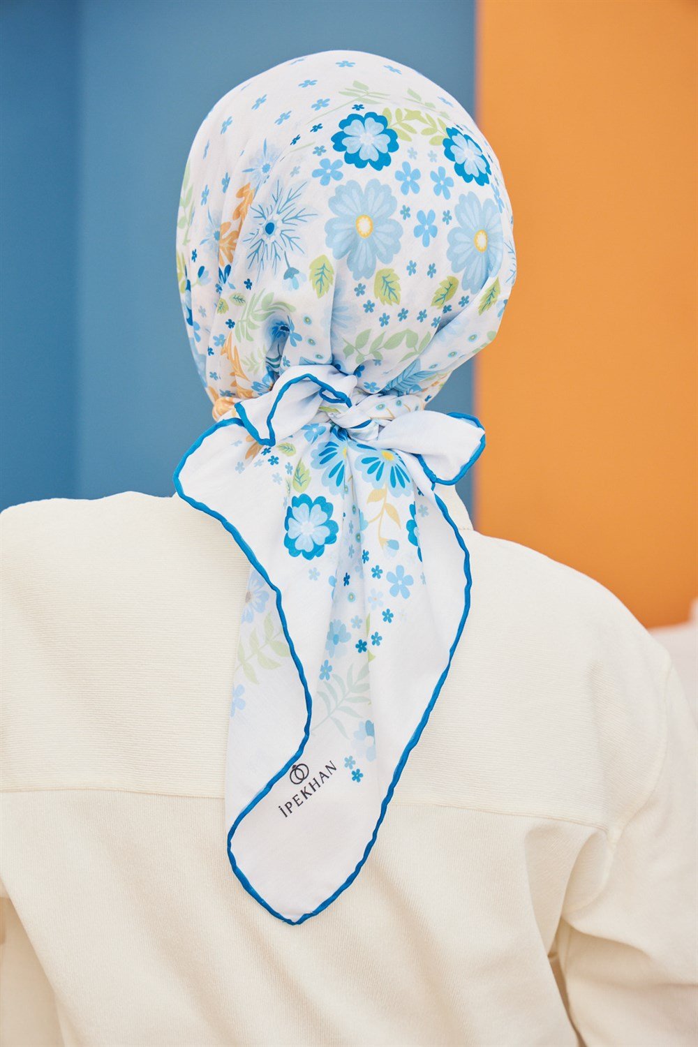 İpekhan Pamuk Eşarp - Kalmia Desen - IHE1105-08