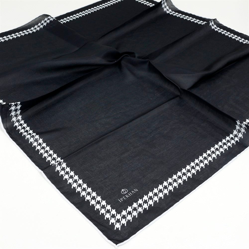 İpekhan Pamuk Eşarp - Kazayağı - IHE014-01