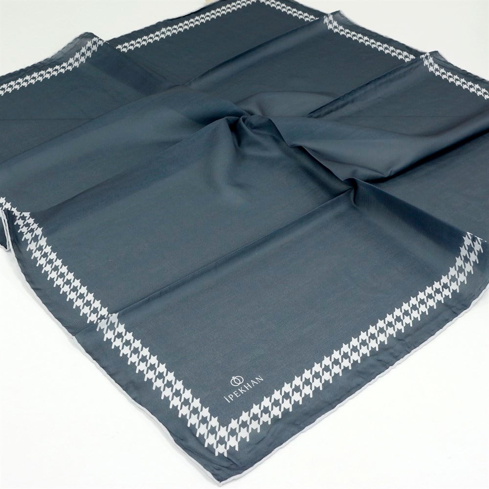 İpekhan Pamuk Eşarp - Kazayağı - IHE014-03