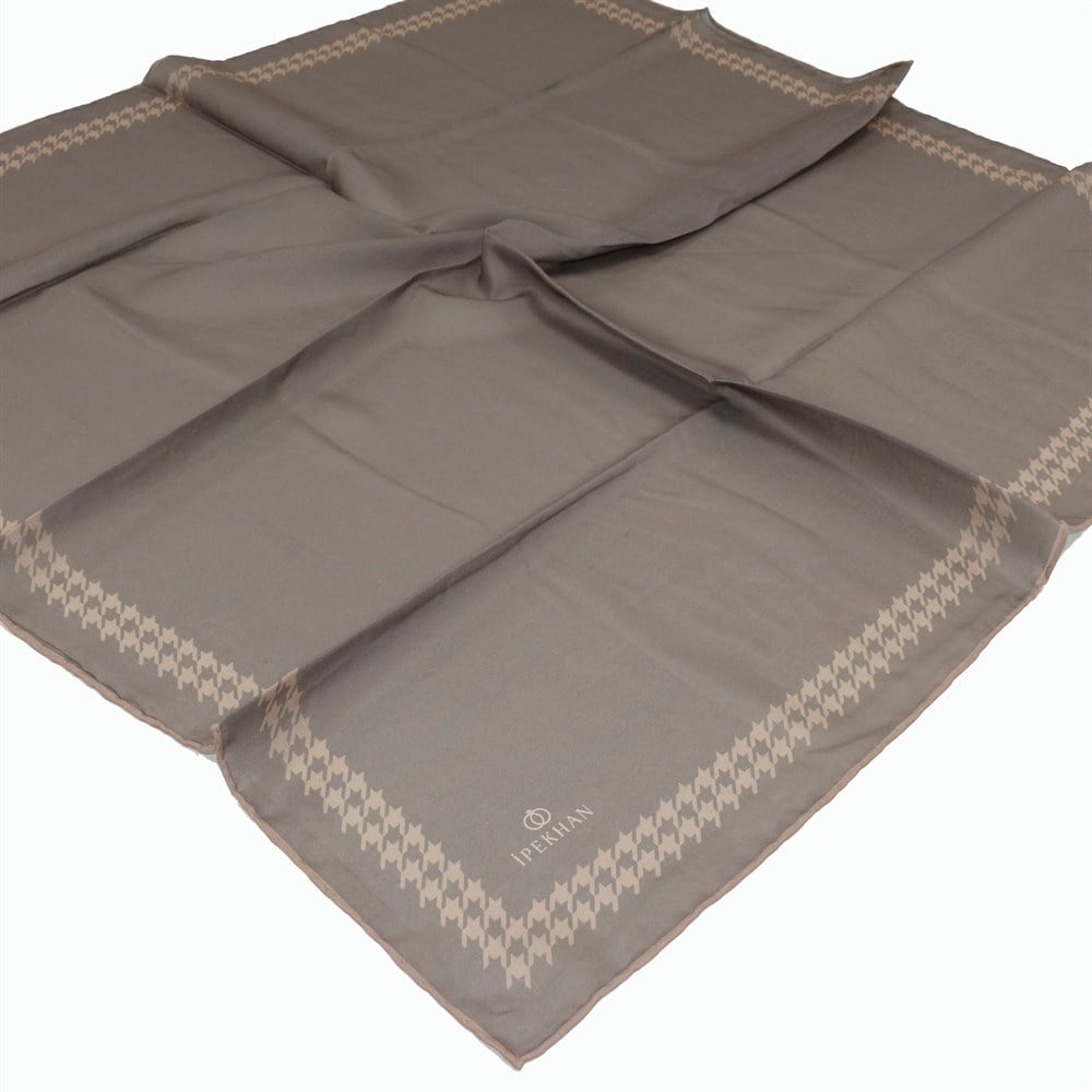 İpekhan Pamuk Eşarp - Kazayağı - IHE014-24