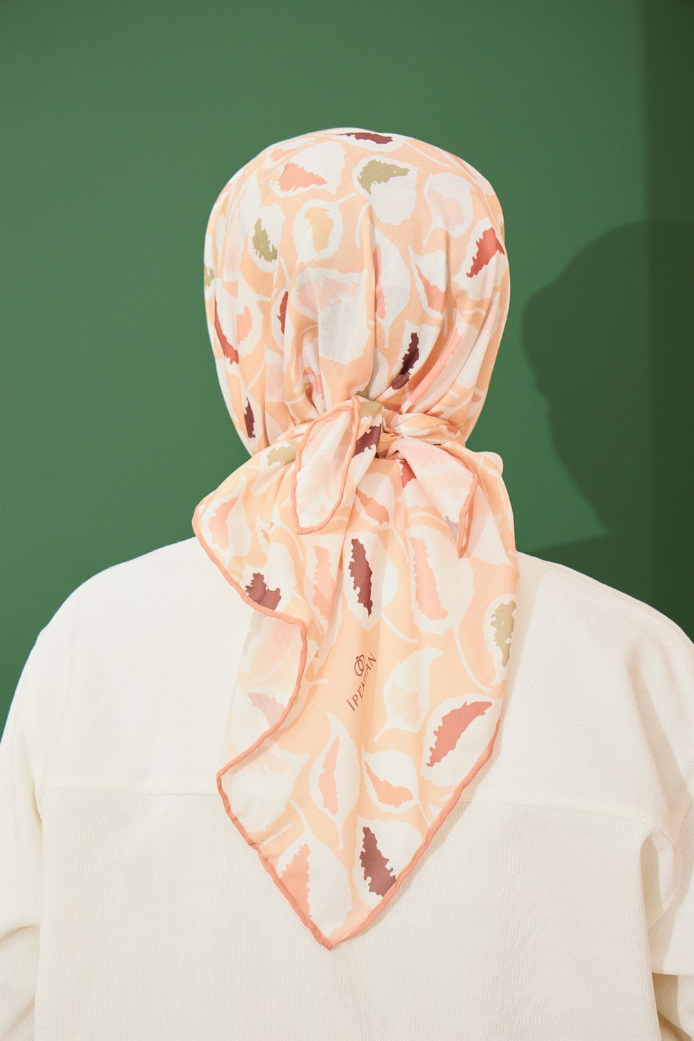 İpekhan Pamuk Eşarp - Lupin Desen - IHE1110-16