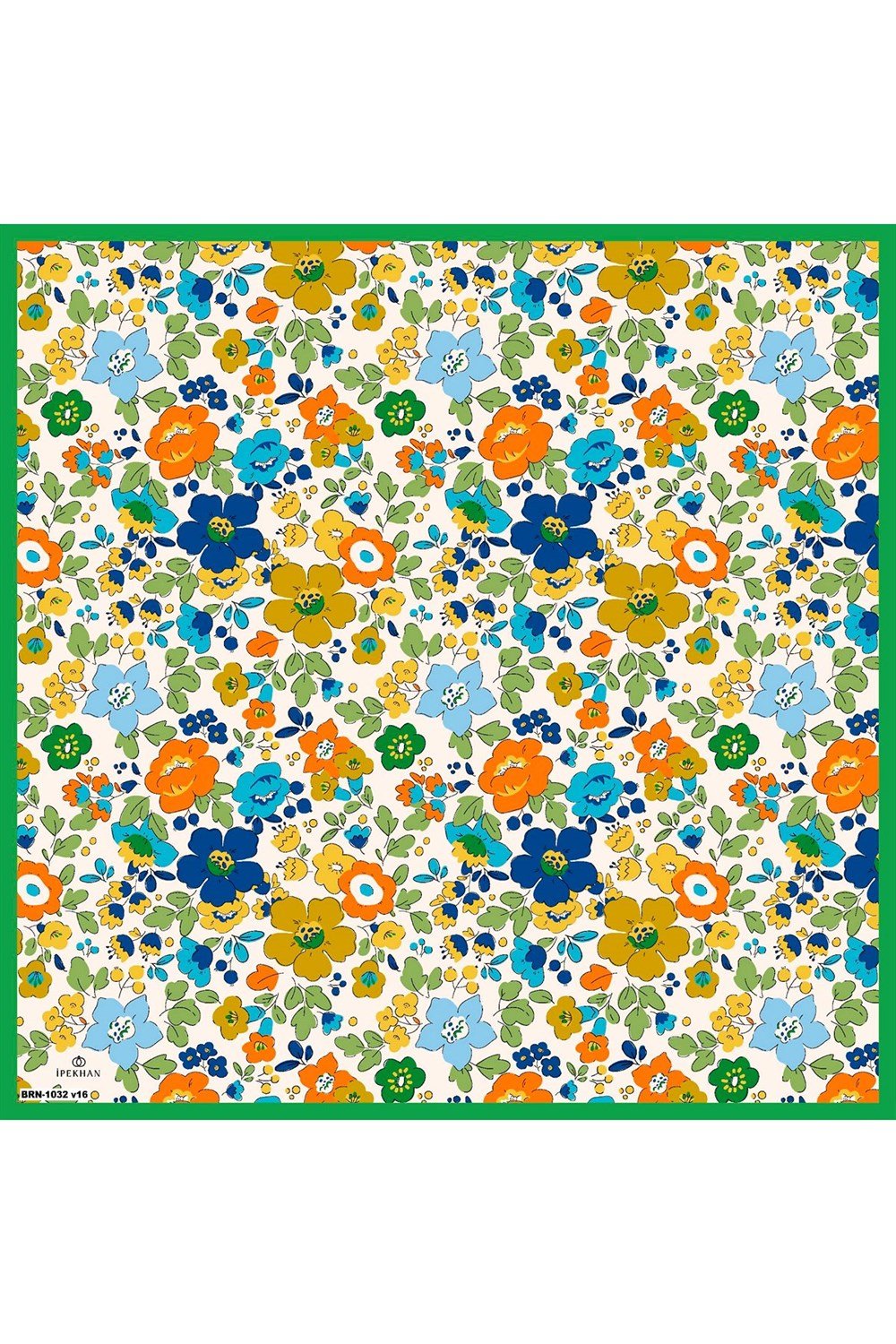 İpekhan Pamuk Eşarp - Nergis Desen - IHE1092-16