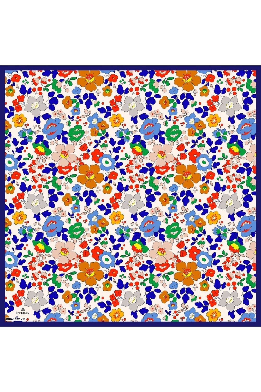 İpekhan Pamuk Eşarp - Nergis Desen - IHE1092-11