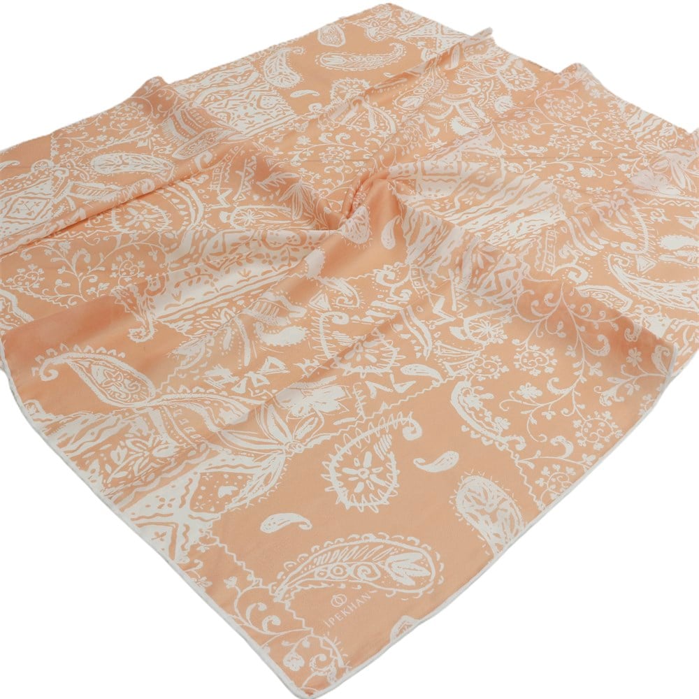 İpekhan Pamuk Eşarp - Otantik Çiçekli - IHE003-03