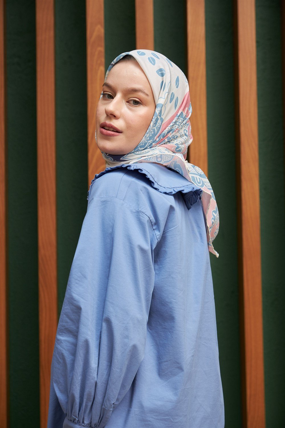 İpekhan Pamuk Eşarp - Sıla Desen - IHE1071-09