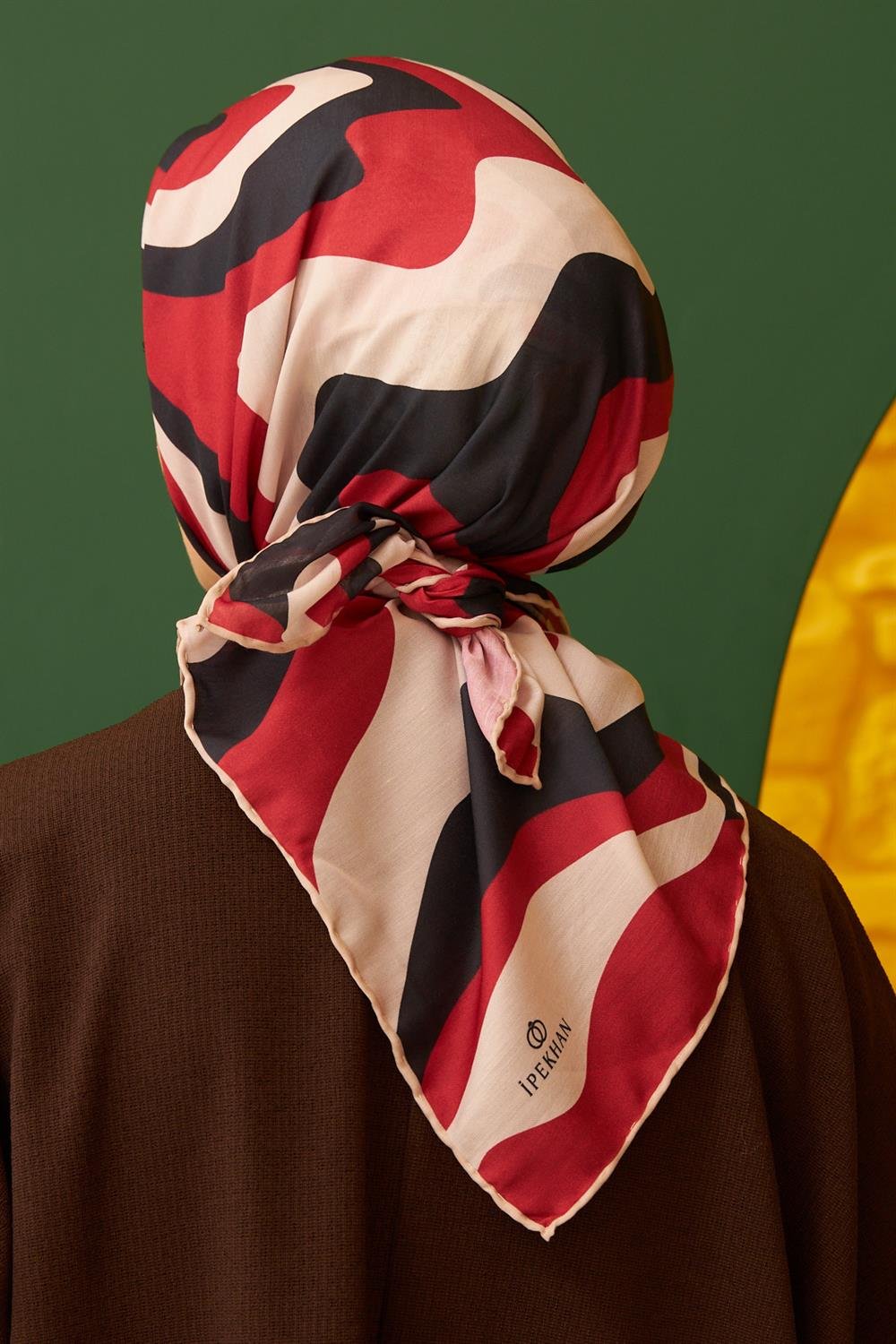 İpekhan Pamuk Eşarp - Twist Desen - IHE1100-18
