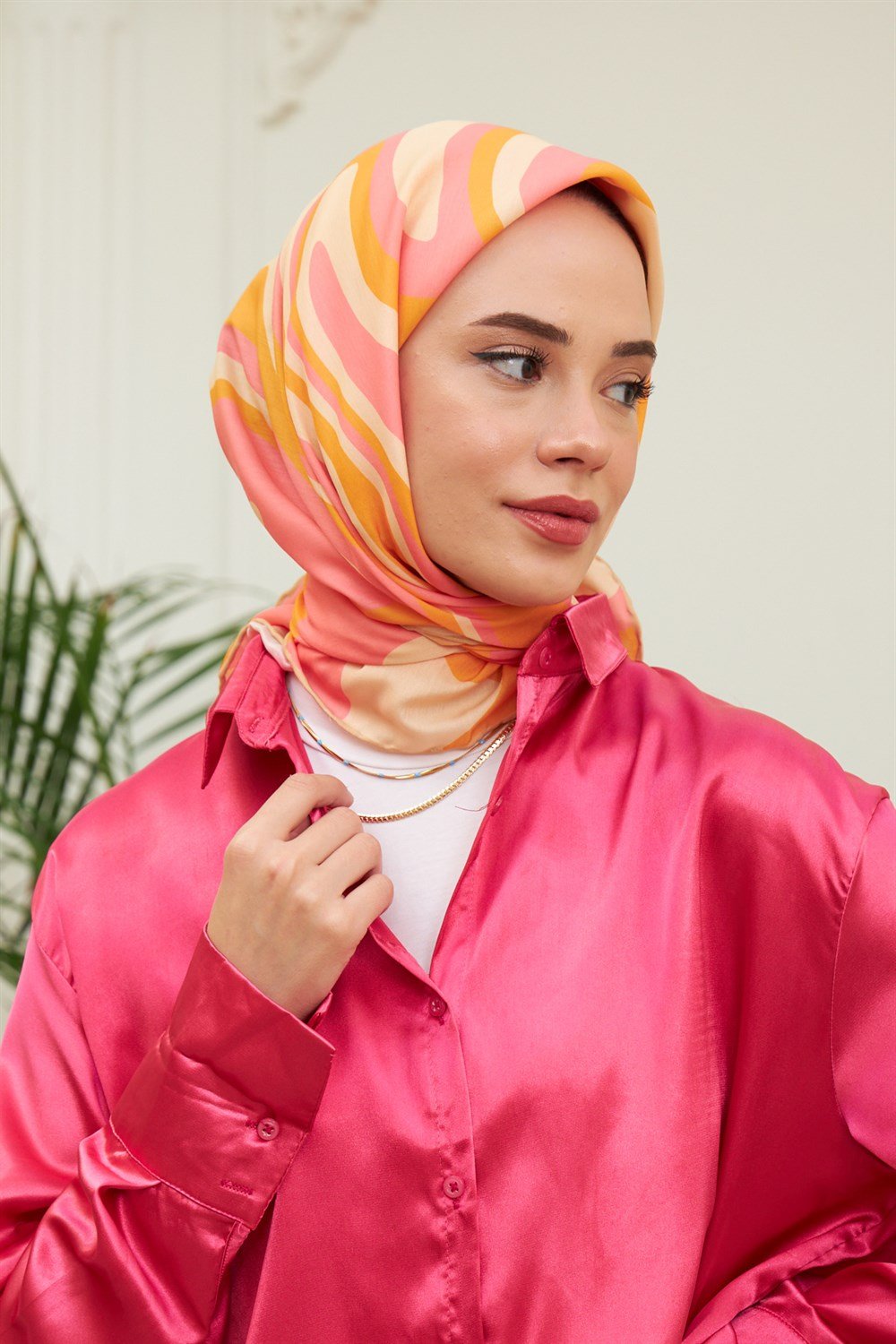 İpekhan Pamuk Eşarp - Twist Desen - IHE1100-12