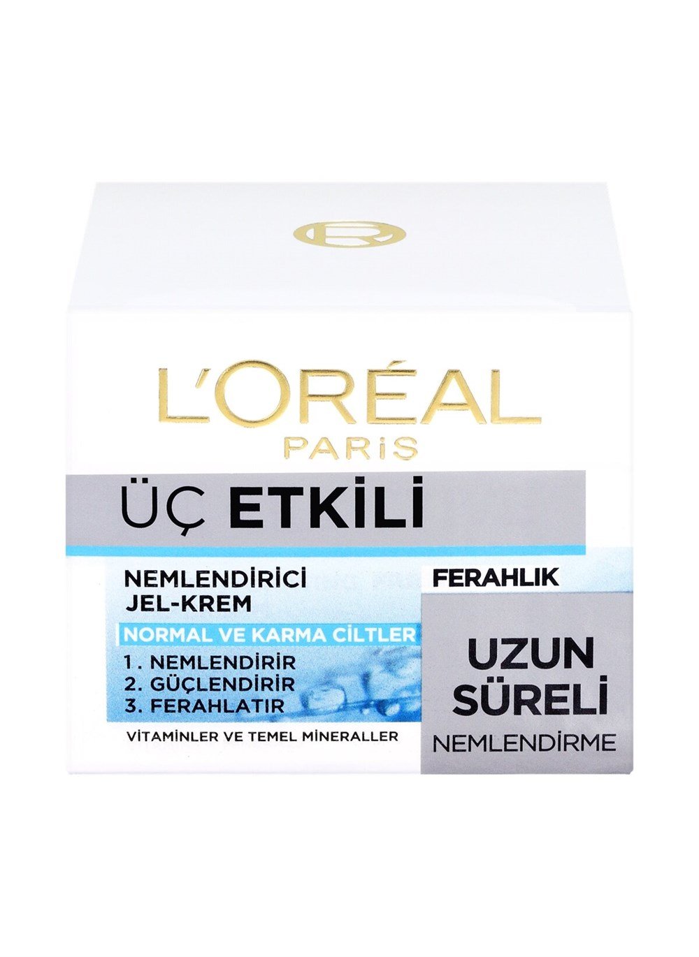 LOREAL PARIS 3 Etkili Ferahlık Günlük Bakım Kremi (50 ml)