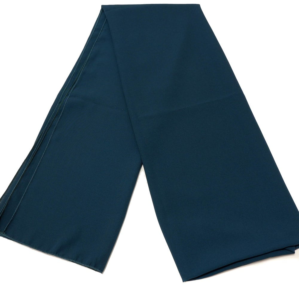 Medine İpeği Şal - Petrol Mavisi