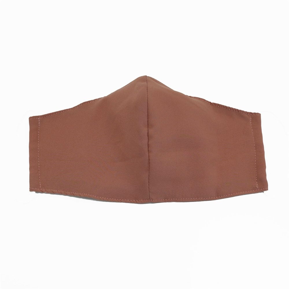 Medine İpeği Yıkanabilir Maske - Gül Kurusu