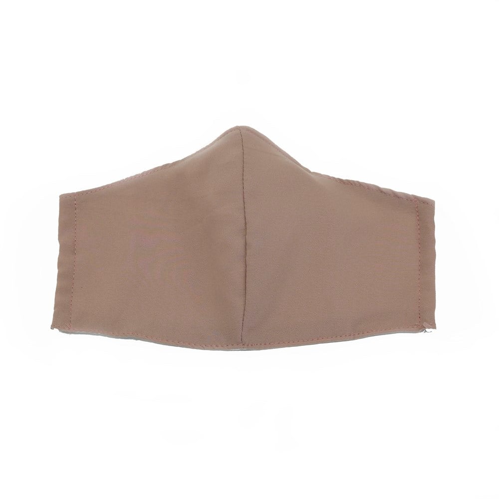 Medine İpeği Yıkanabilir Maske - Koyu Somon