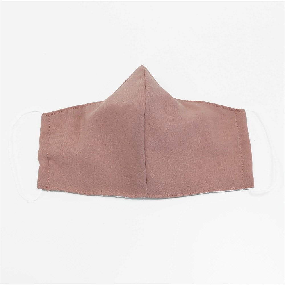 Medine İpeği Yıkanabilir Maske - Pembe