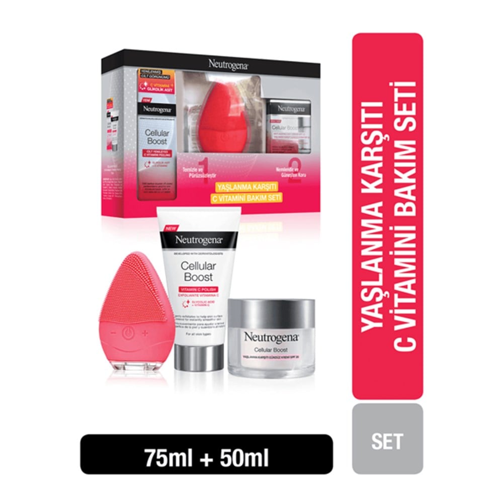 NEUTROGENA Cellular Boost Yaşlanma Karşıtı C Vitamini Bakım Seti
