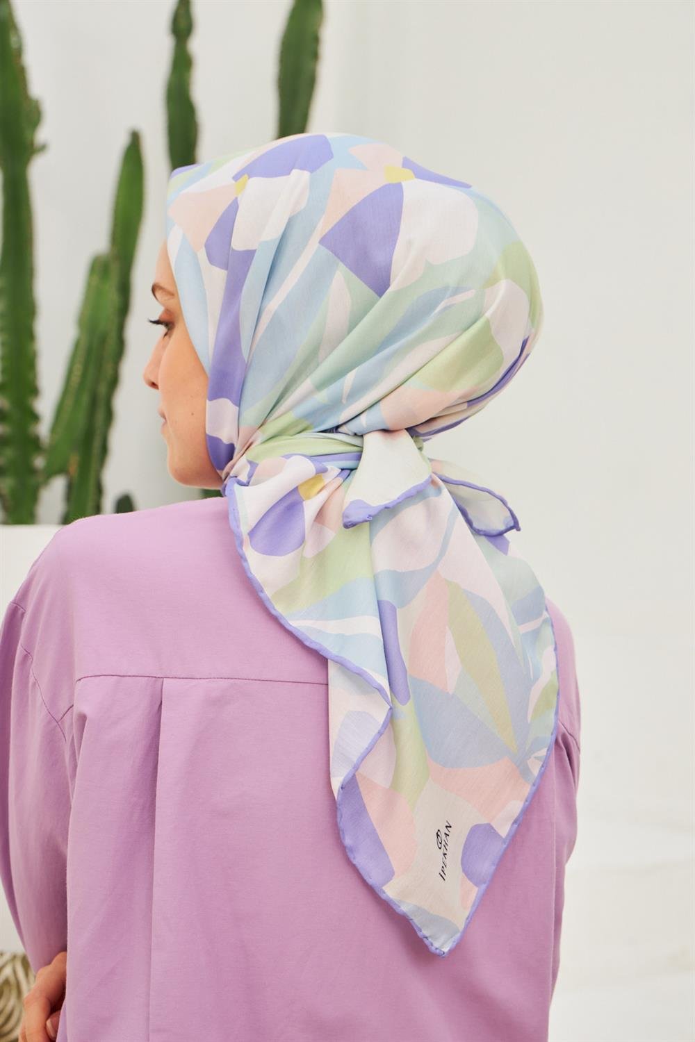 Pamuk Eşarp - İpekhan Daphne Modeli  - SEIHE1108-14