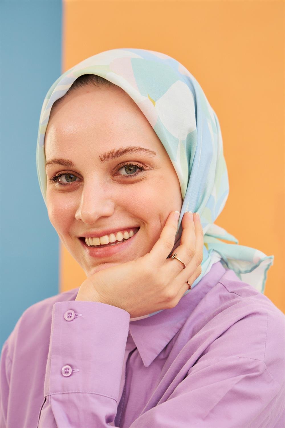 Pamuk Eşarp - İpekhan Daphne Modeli  - SEIHE1108-15