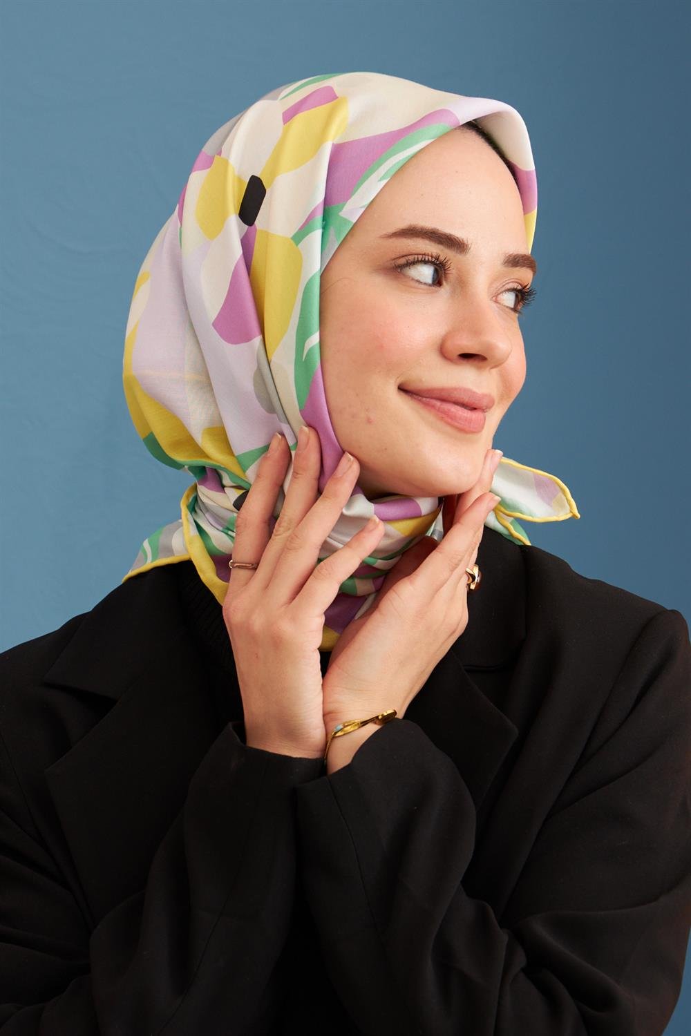 Pamuk Eşarp - İpekhan Daphne Modeli  - SEIHE1108-02