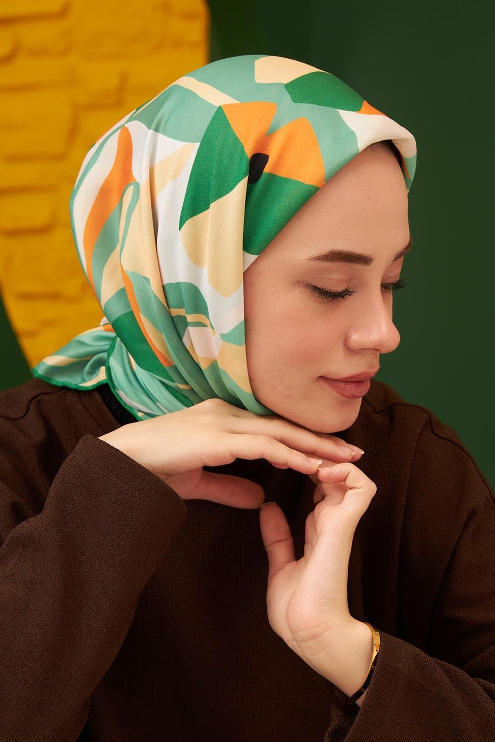 Pamuk Eşarp - İpekhan Daphne Modeli  - SEIHE1108-01