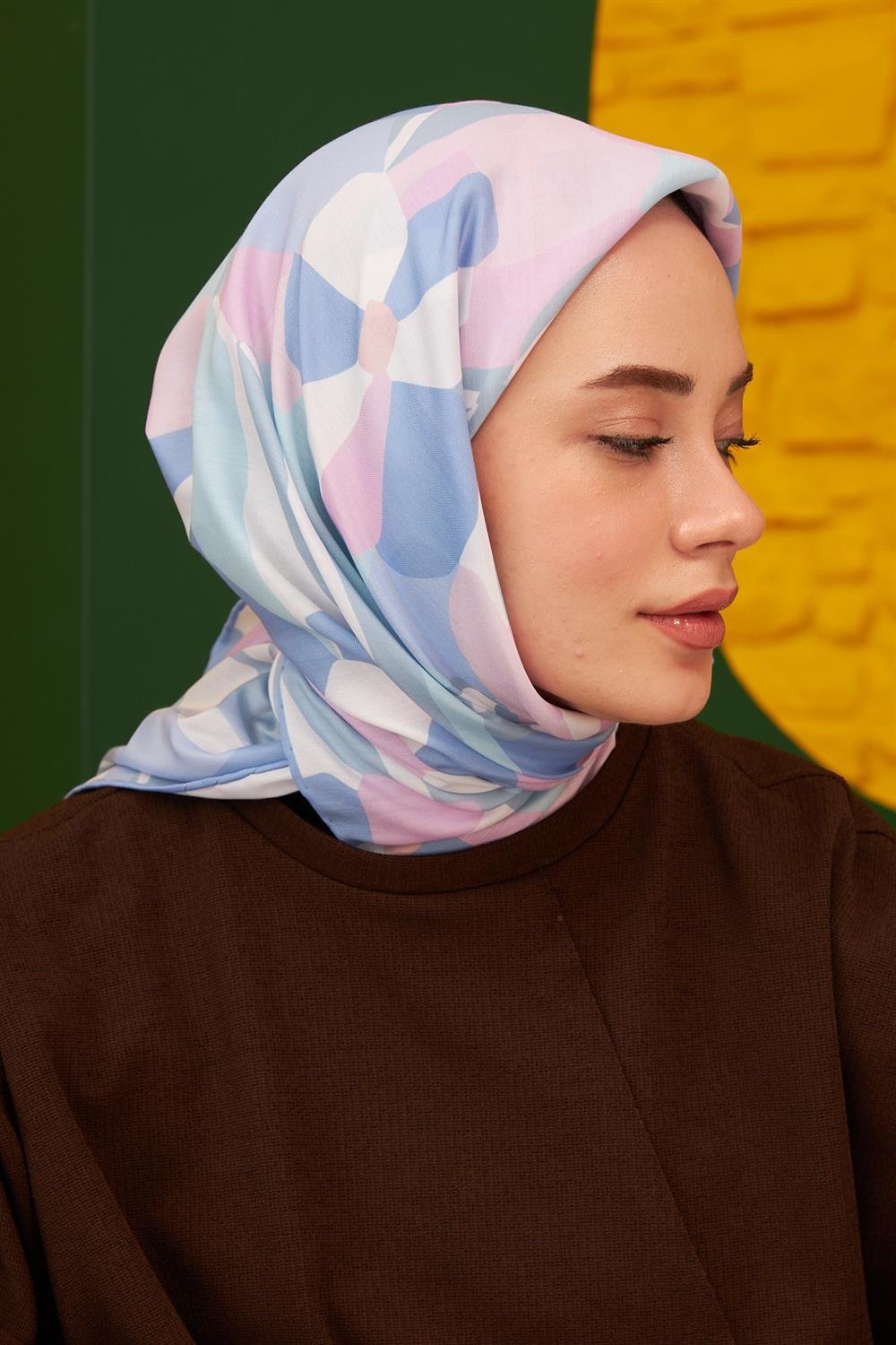 Pamuk Eşarp - İpekhan Daphne Modeli  - SEIHE1108-07