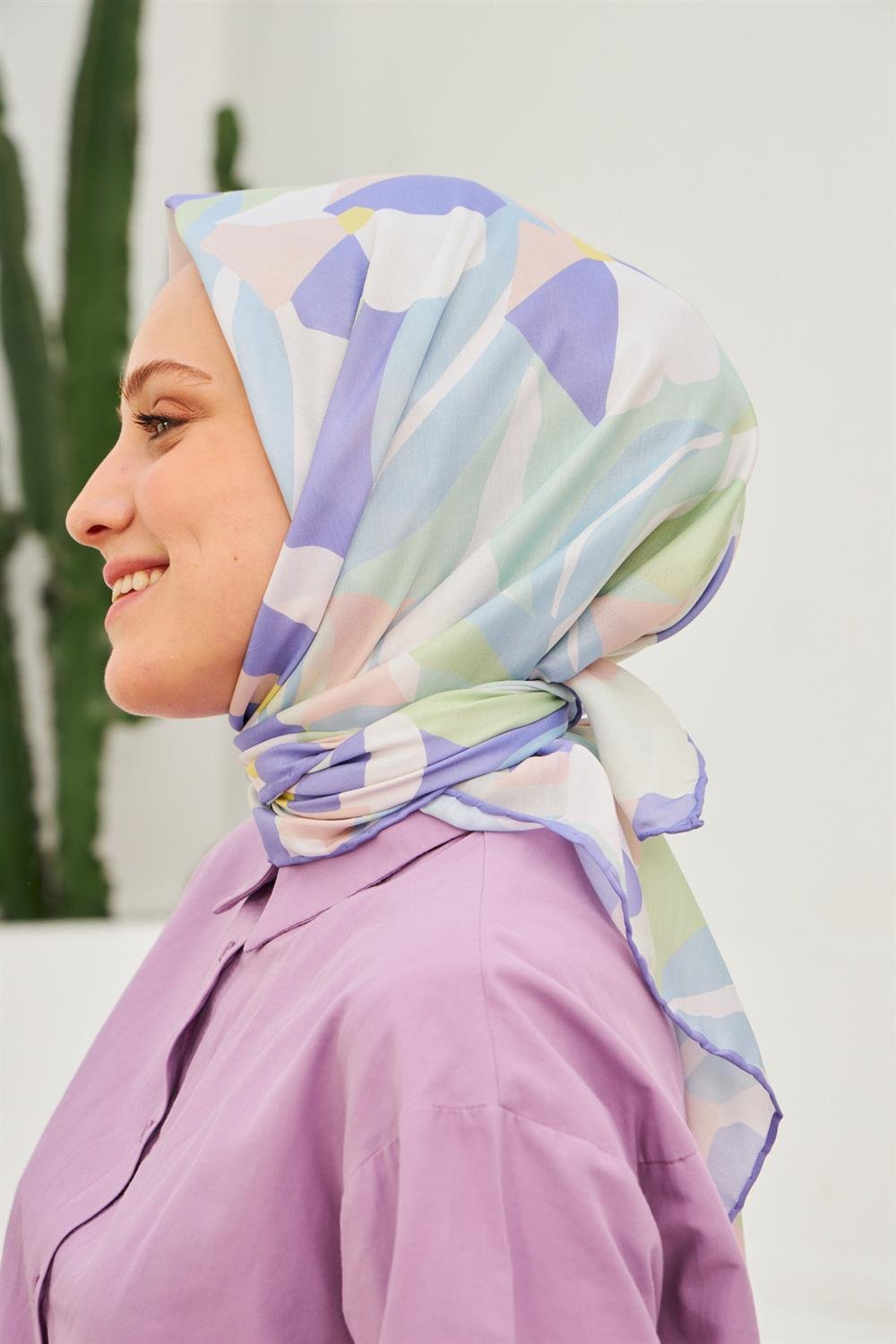 Pamuk Eşarp - İpekhan Daphne Modeli  - SEIHE1108-14