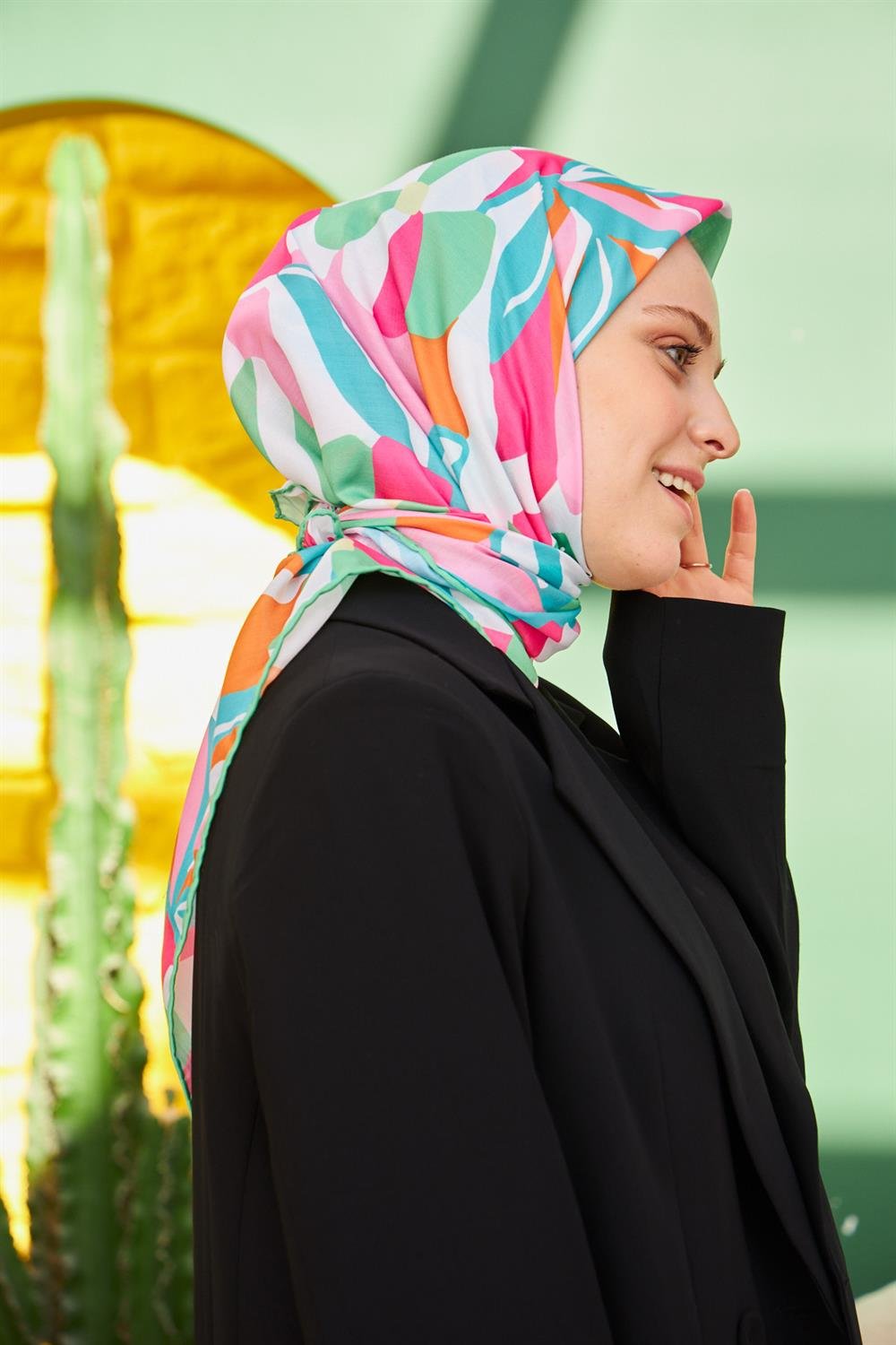 Pamuk Eşarp - İpekhan Daphne Modeli  - SEIHE1108-16