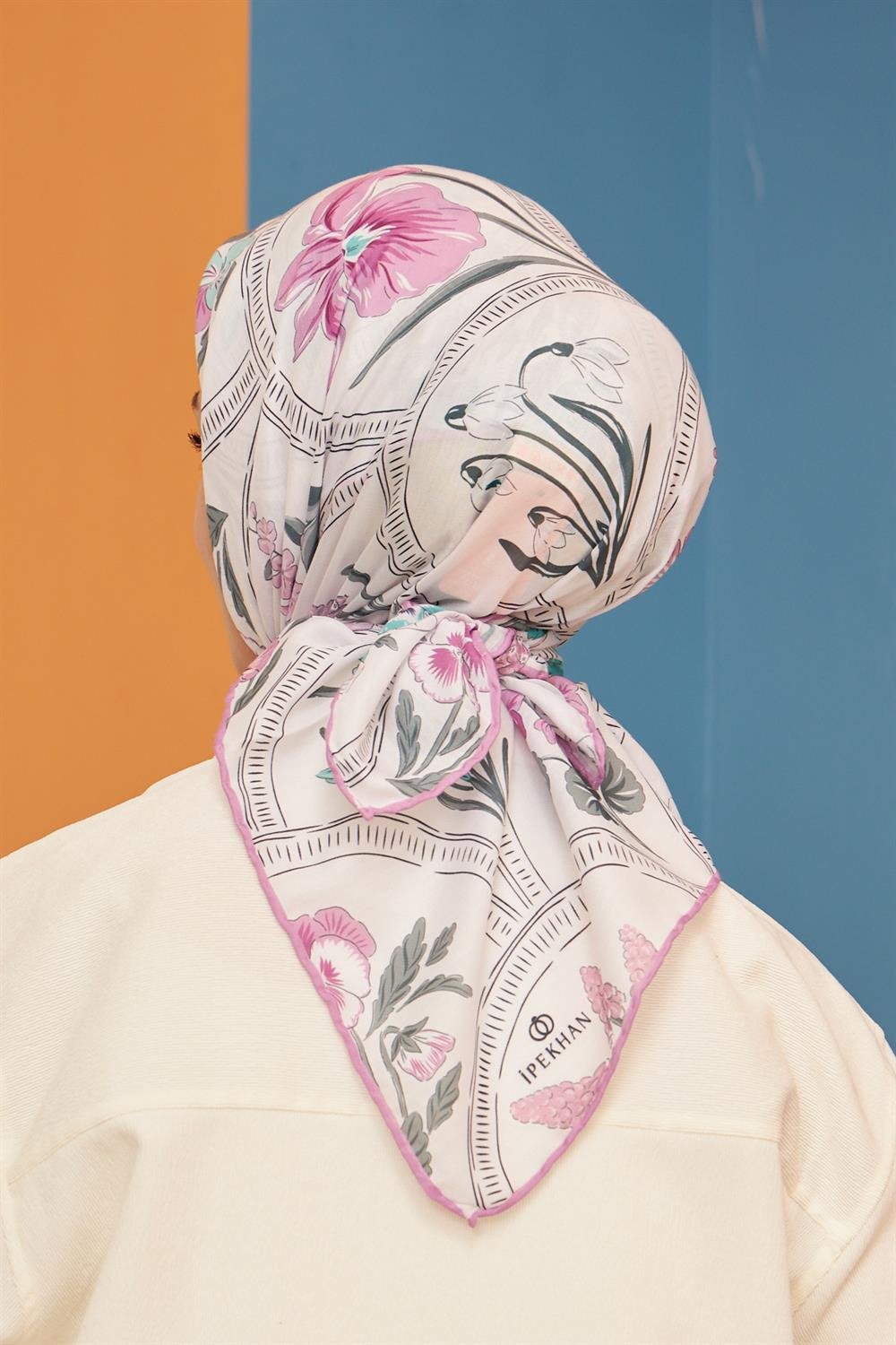 Pamuk Eşarp - İpekhan Firethorn Modeli  - SEIHE1109-06