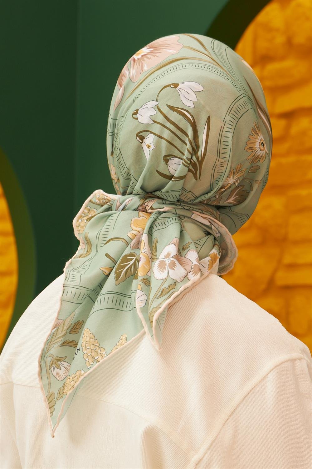 Pamuk Eşarp - İpekhan Firethorn Modeli  - SEIHE1109-13