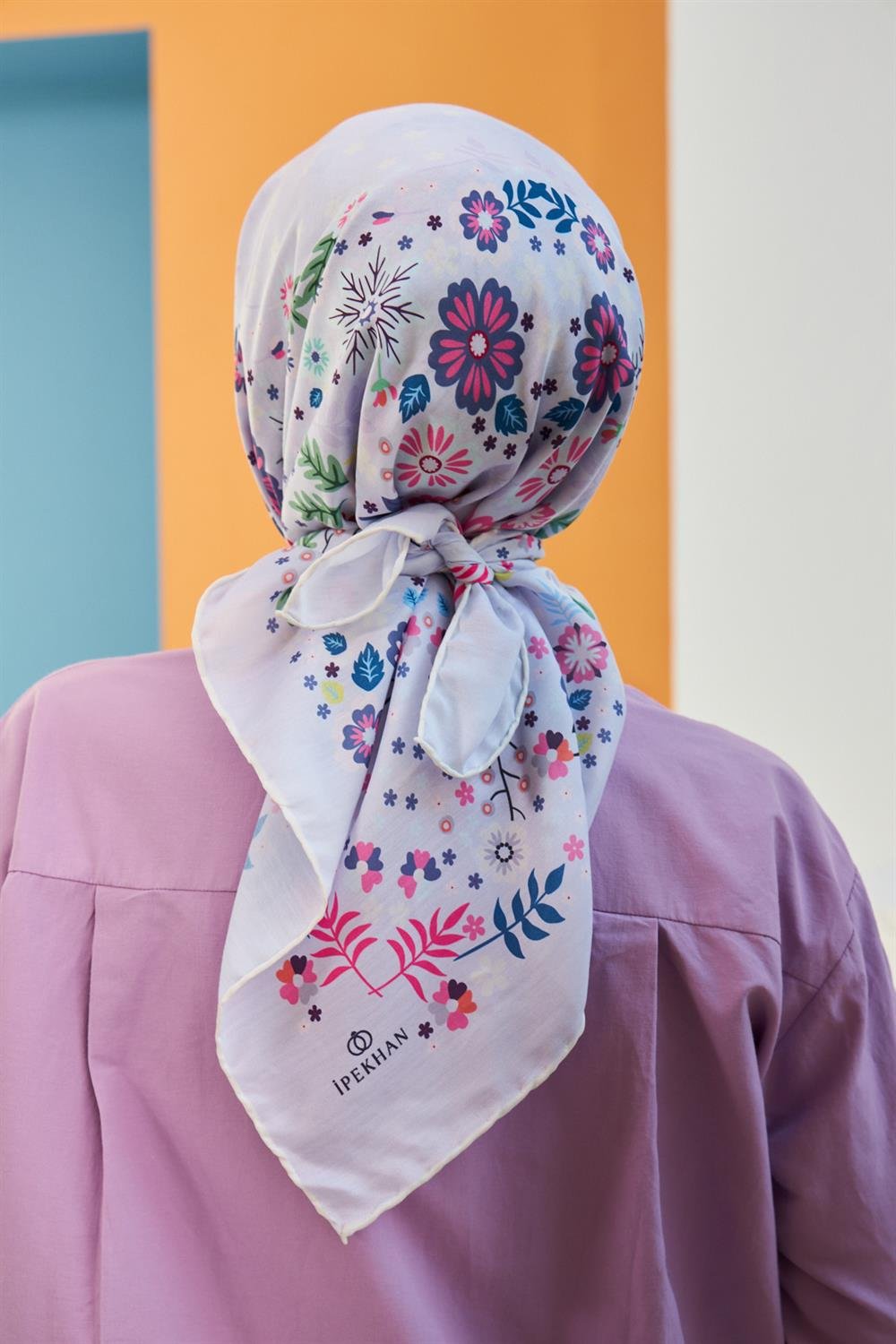 Pamuk Eşarp - İpekhan Kalmia Modeli  - SEIHE1105-11