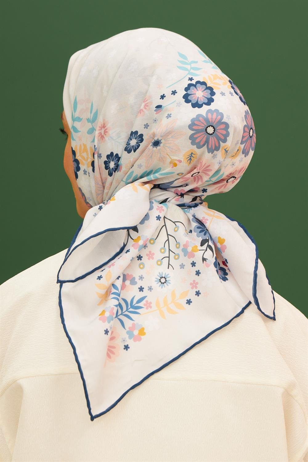 Pamuk Eşarp - İpekhan Kalmia Modeli  - SEIHE1105-01