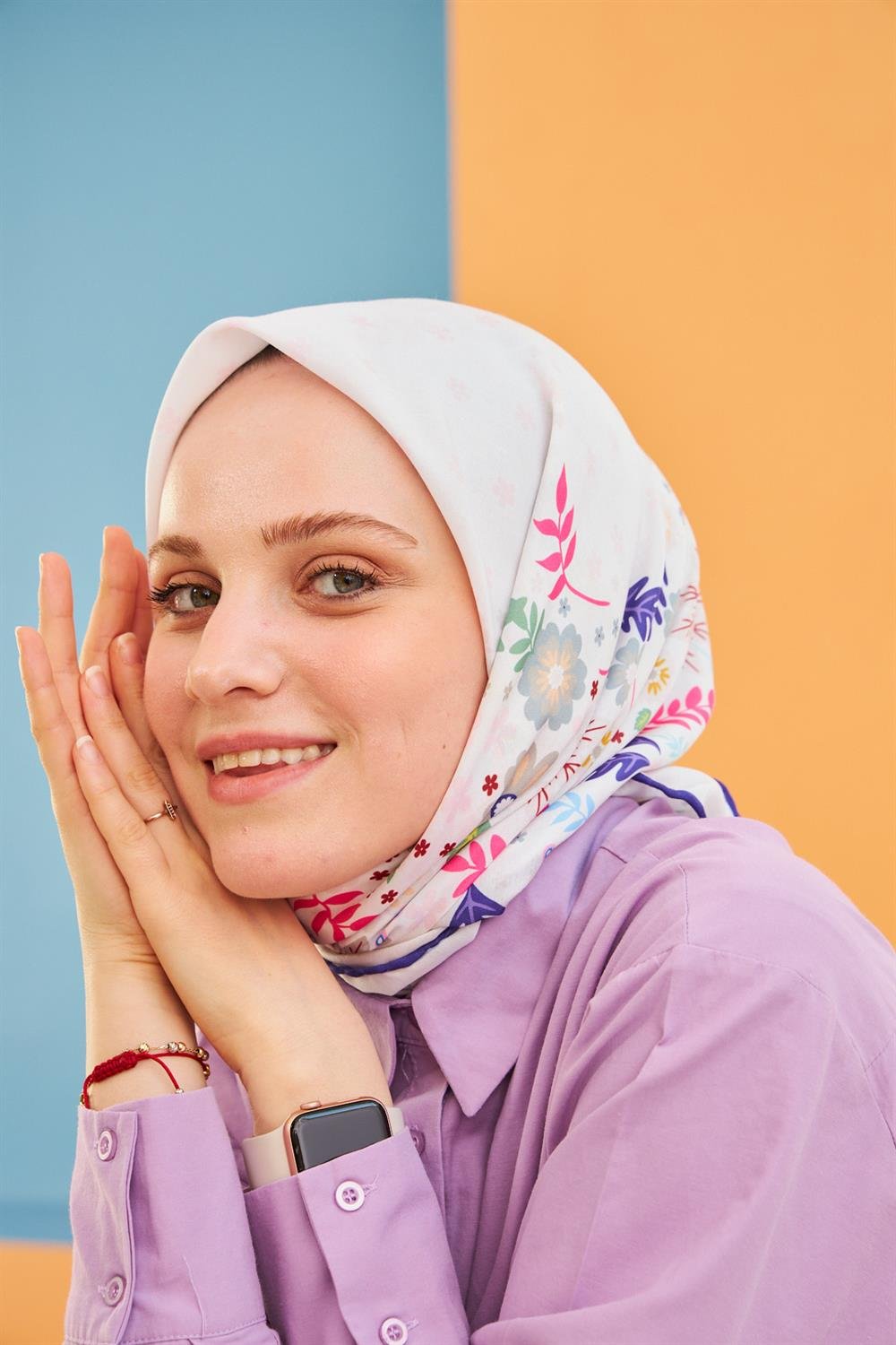 Pamuk Eşarp - İpekhan Kalmia Modeli  - SEIHE1105-13