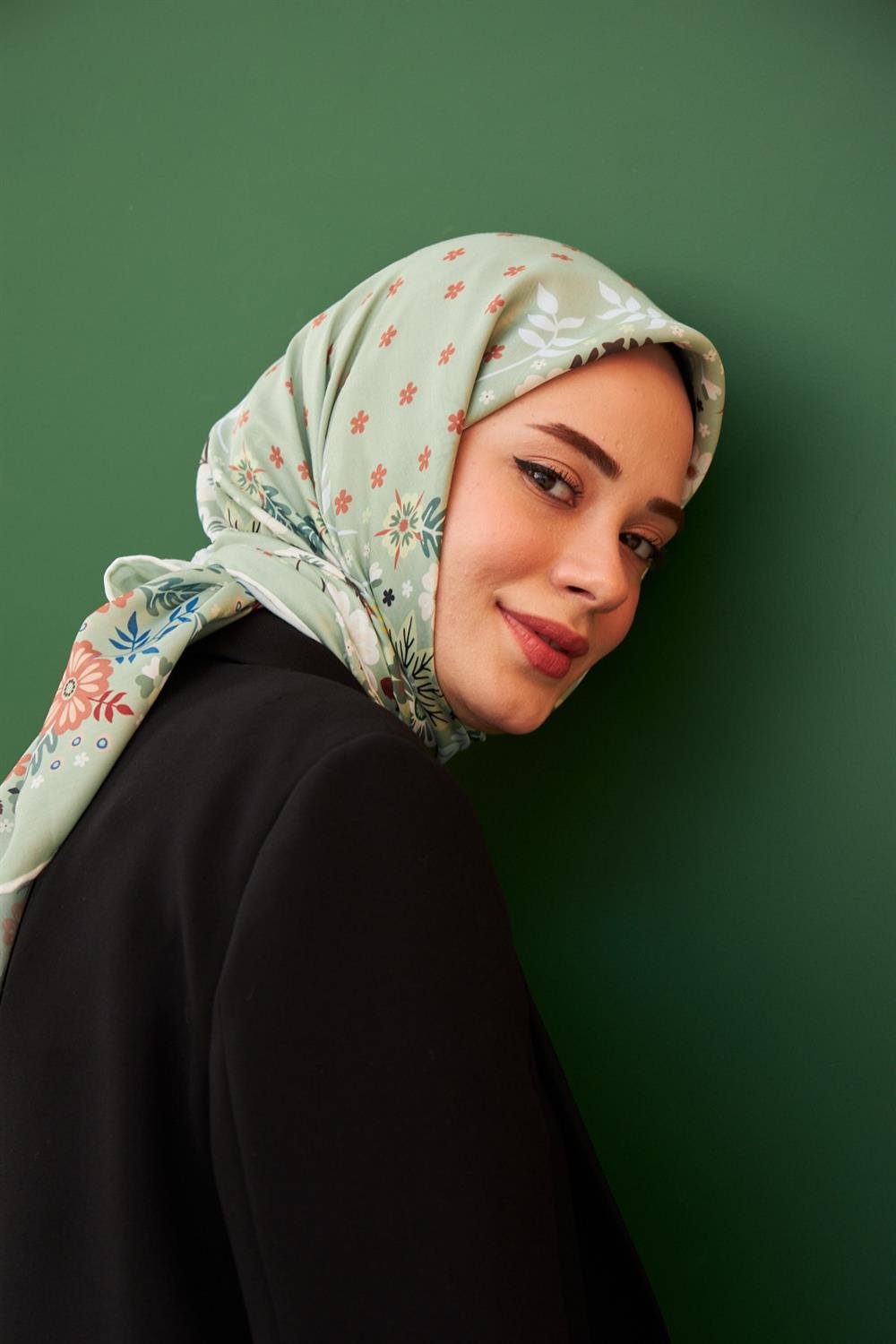 Pamuk Eşarp - İpekhan Kalmia Modeli  - SEIHE1105-17