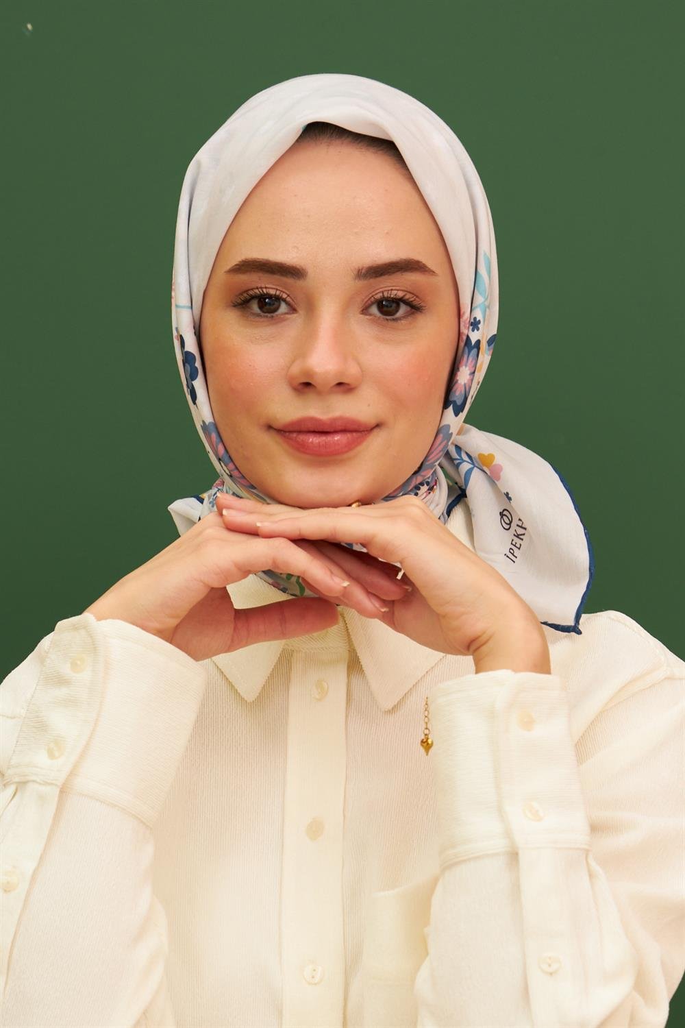 Pamuk Eşarp - İpekhan Kalmia Modeli  - SEIHE1105-01