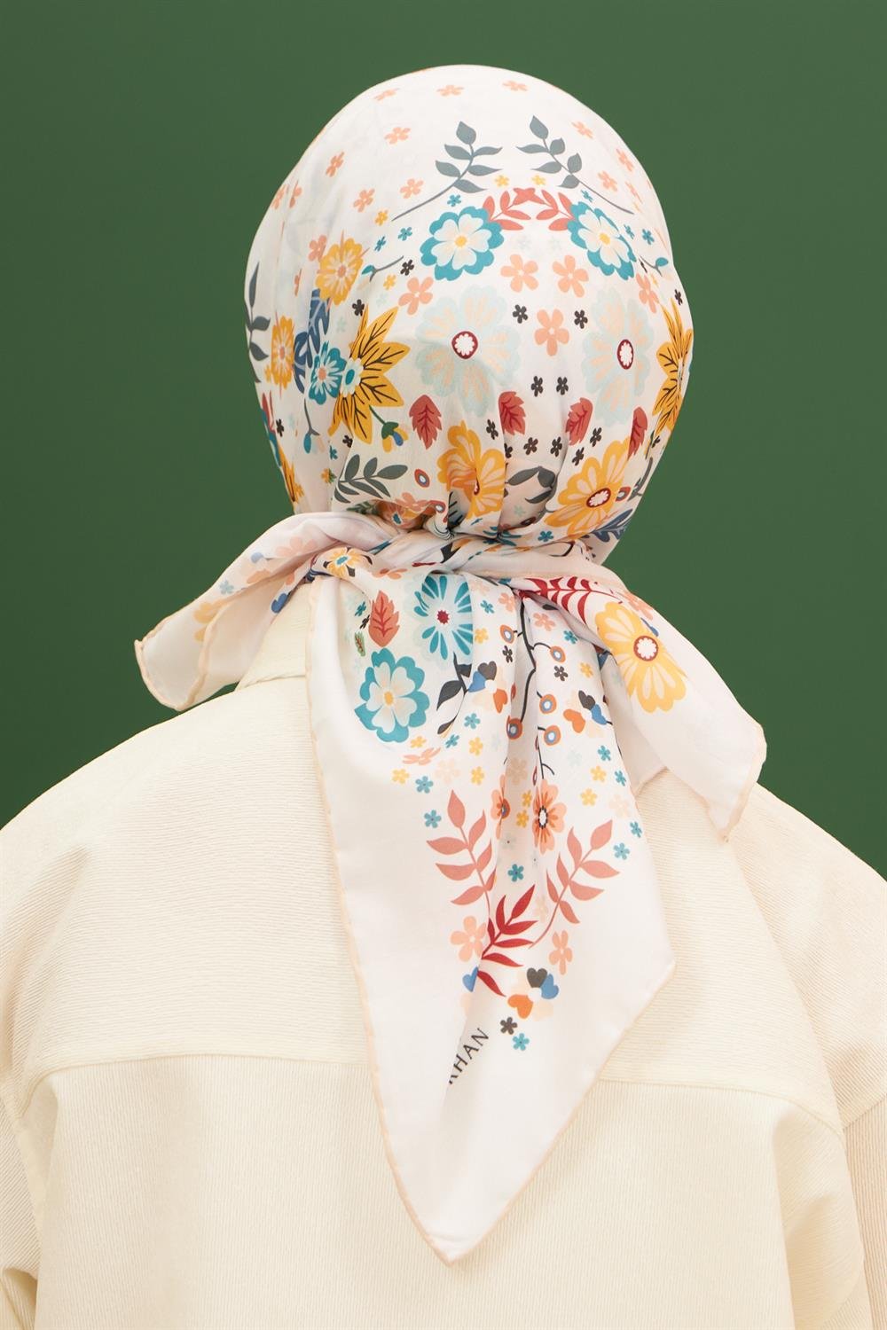 Pamuk Eşarp - İpekhan Kalmia Modeli  - SEIHE1105-04