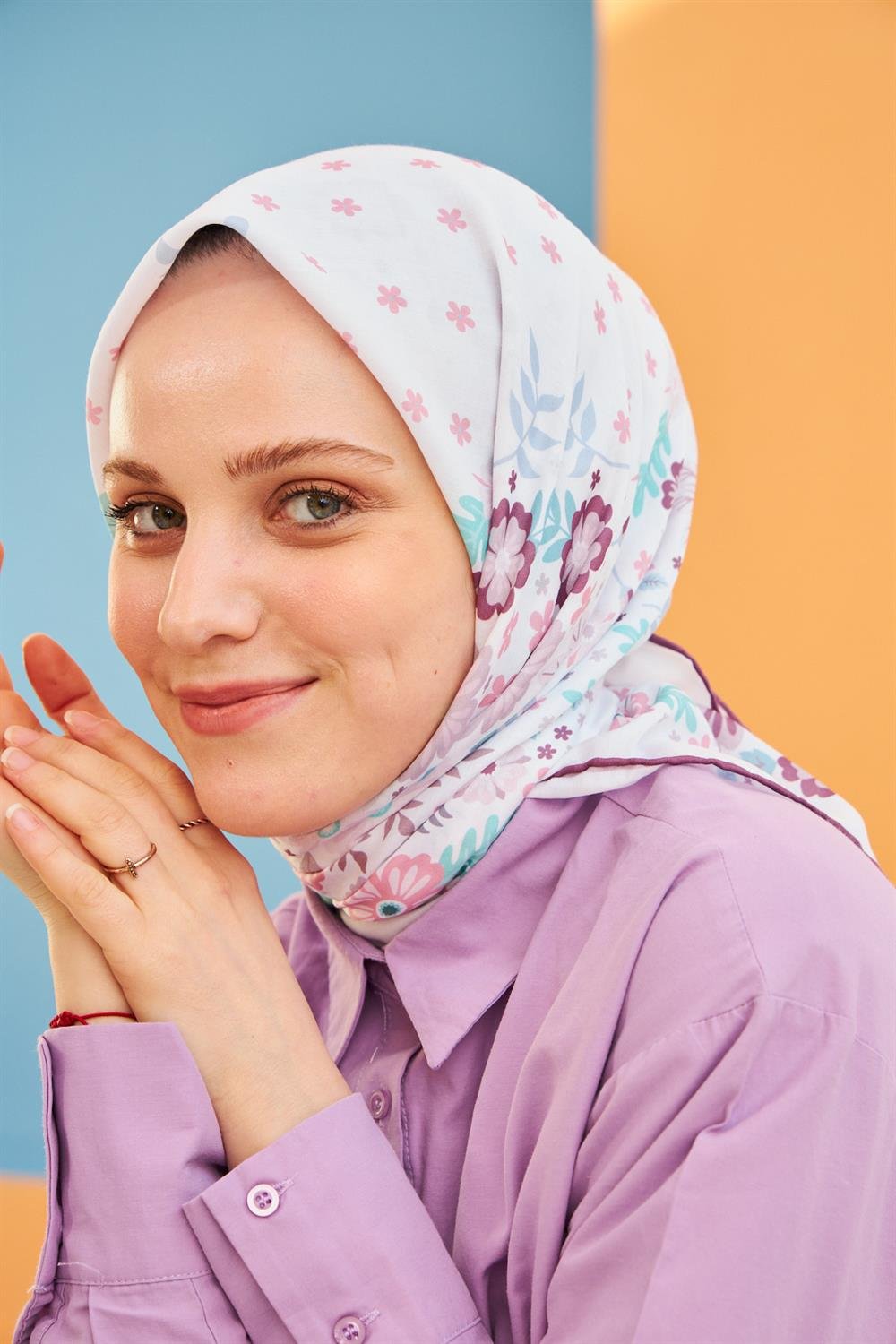 Pamuk Eşarp - İpekhan Kalmia Modeli  - SEIHE1105-14