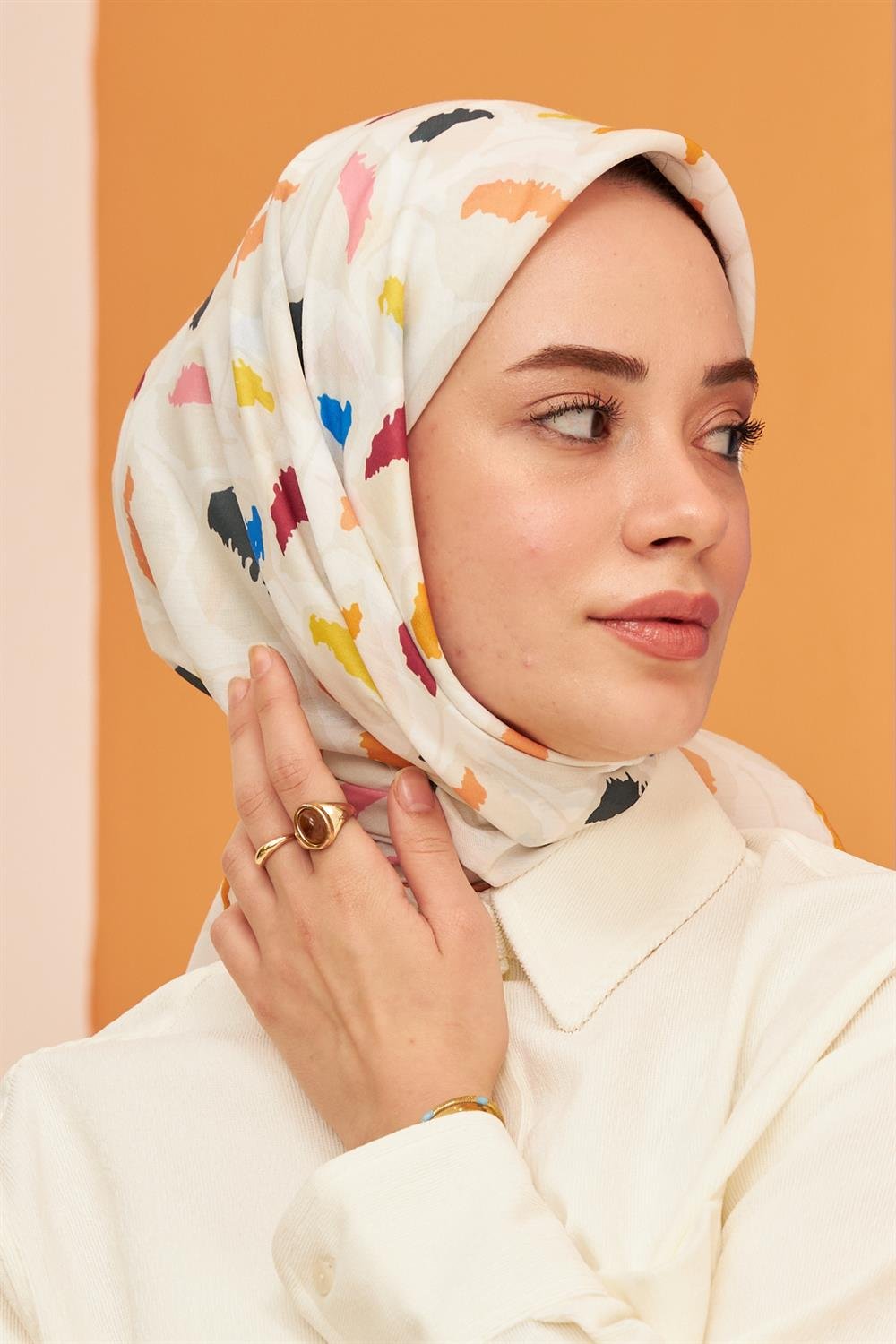 Pamuk Eşarp - İpekhan Lupin Modeli  - SEIHE1110-01